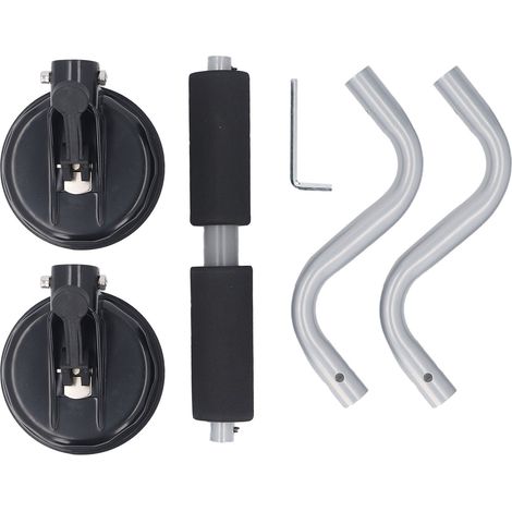 Rouleau de Chargement pour Kayak - Barre en Aluminium avec Ventouses - Porte jusqu'à 100 kg - Montage Facile sur Voiture (6 Pièces) (1/5)