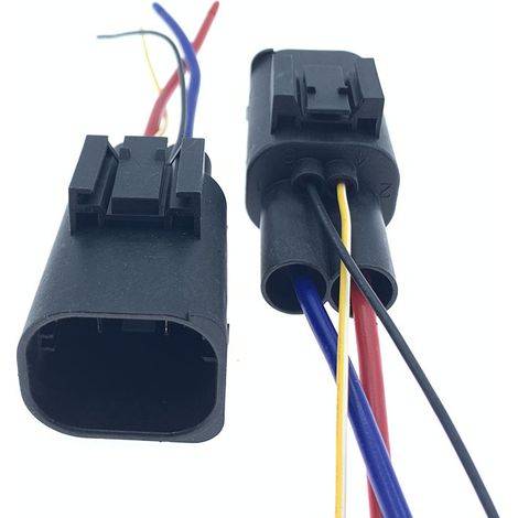Stecker für elektrischen Lüfter, kompatibel mit Mercedes-Benz S-Klasse, C-Klasse, SE200, S350, S400, C200, C280 und C300 (1/4)