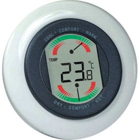 Thermo-hygromètre Techno Line WS 9412 blanc (1/2)