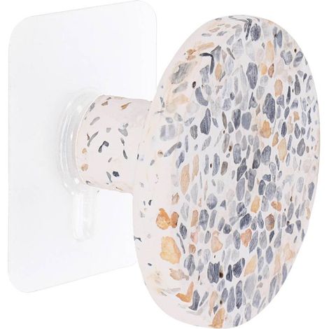 Gancio in poliresina d6,5cm su adesivo per terrazzo - terrazzo - Tendance (1/2)