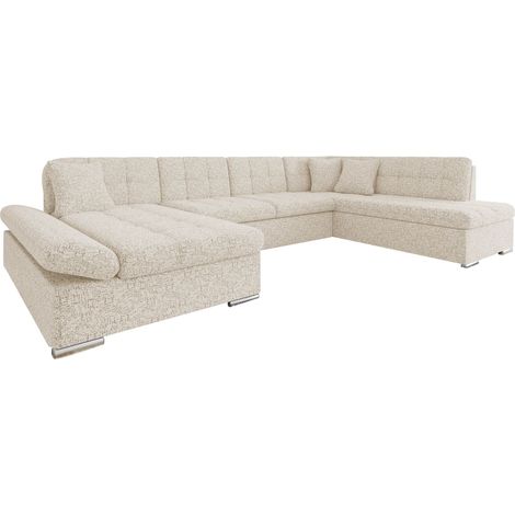 Sofá rinconero Comfivo Tilia I, Izquierda, Función de descanso, Almacenaje, 345x205x76cm, 0 (1/5)