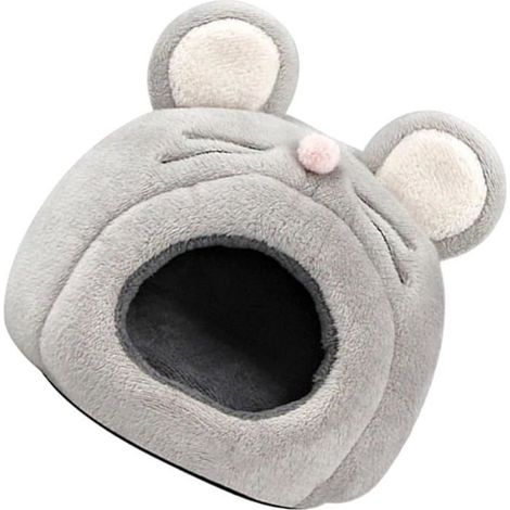 Weiches Baumwollnest für Kleintiere, Plüschiges Winddichtes und Bequemes Zuhause für Meerschweinchen, Hamster und Chinchillas Bett 