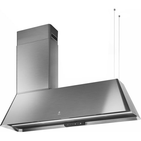 Elica Ikona Maxxi Pure IX/F/120. Potenza massima di estrazione: 600 m³/h, Tipo di estrazione: Filtrante, Classe di efficienza dinamica del fluido: A. Tipo: Sospeso, Colore del prodotto... - PRF0171196