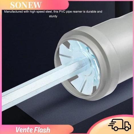 Sonew Alésoir de tuyau en PVC 1 PVC Pipe Reamer Durable Et Robuste Pour Travailler Le PVC outillage kit 3 pouces (1/5)