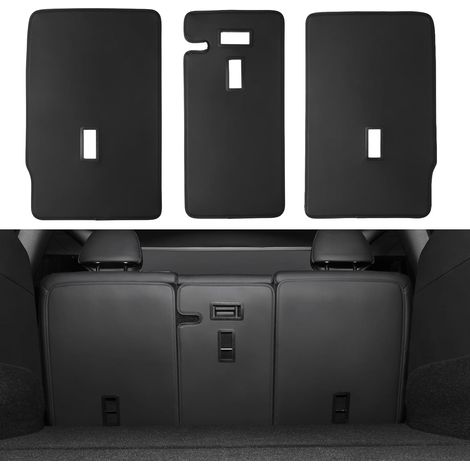Lot de 3 Housses de Protection de siège arrière pour Tesla Model Y de deuxième rangée, Toutes Saisons, Tapis pour Animaux de Compagnie pour modèle Y 5 Places 2024-2021