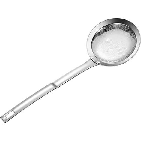 1 Cuillère écumoire, Acier inoxydable 304, Filtre à graisse, Trou de suspension, Cuisine Restaurant (1/5)