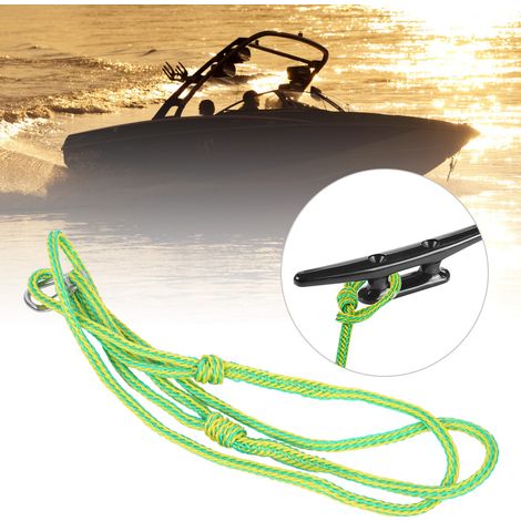 Corde d'amarrage 2.4m pour kayak, bateau et voiture, accessoire de sécurité marine résistant (1/5)