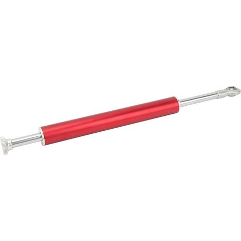 Universeller 330-mm-Lenkungsdämpfer aus Aluminium für Motorräder, Lenkerstabilisator für die meisten Motorräder, Rot (1/5)