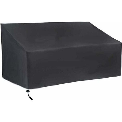 Protective cover for a 4-seater garden bench made of waterproof and breathable Oxford fabric, garden furniture cover