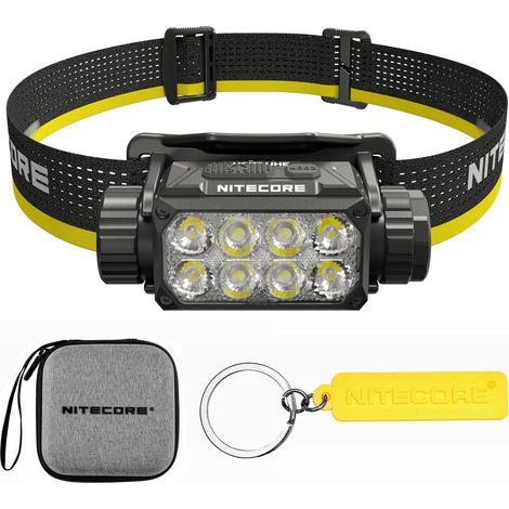 HC75 UHE 3000 Lumen Flood Spot Light E-Focus Lampe frontale de travail Rechargeable USB-C, Noir (1/5)
