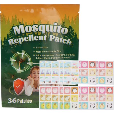 180 Autocollants Anti-Moustiques Écologiques, Adhésifs Universels pour Enfants et Adultes - Lot Grande Capacité (1/5)