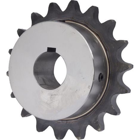 Pignone singolo 18 denti 3/4" catena 12 B-1 foro 30 mm Kramp SE341830 (1/5)