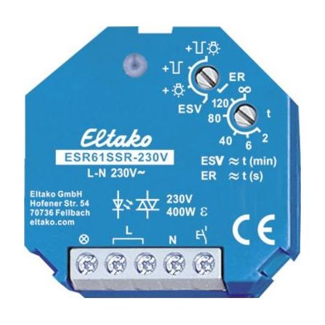 Eltako ESR61SSR-230V relé de conmutación invisible 230 V