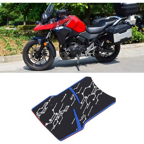 Protection adhésive décorative pour réservoir de carburant de moto Suzuki DL250 (bleu) (1/4)