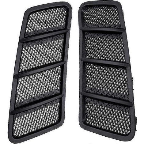 grilles d'aération de capot noires gauche et droite compatibles avec Mercedes-Benz W166 GL GL350 GL450 ML ML350 (2012-2015) (1/5)