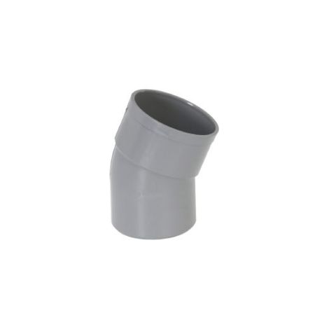 Girpi - Coude PVC mâle femelle gris 22°30 Ø50mm - XCZ50