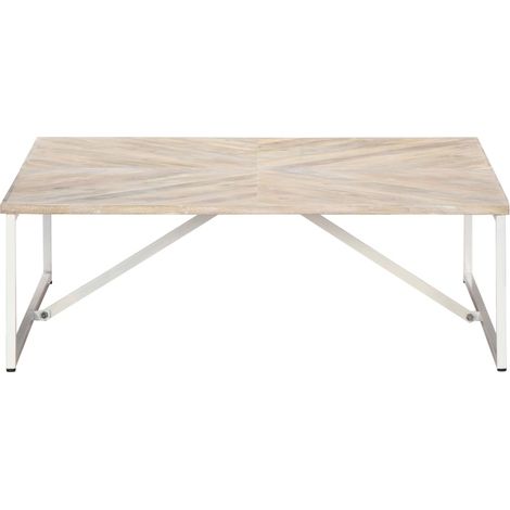 Maison Exclusive - Couchtisch 110x110x36 cm Massivholz Mango