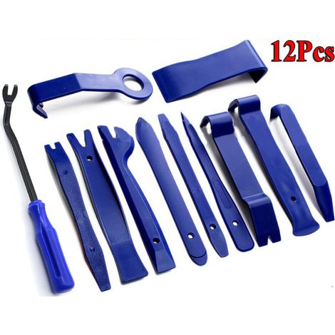 Ortviai Kit de Démontage pour Garnitures Automobiles – 12 Pièces en Plastique Résistant, Anti-rayures, Ergonomique (1/5)