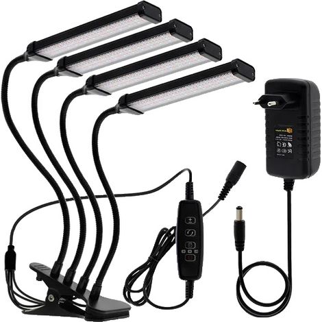 Lampes de culture, spectre complet, trépied réglable, Modèle 2 RB- Clip 80W (1/2)