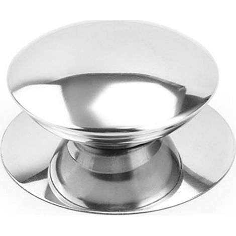 Poignée Pour Couvercle De Casserole - En Acier Inoxydable - Compatible Avec Couvercles Standard - 1 Pièce (1/5)