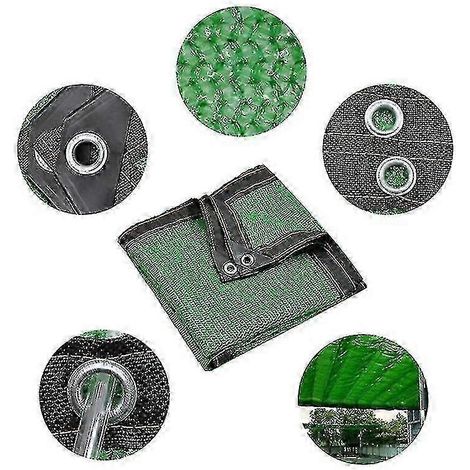 Filet d'ombrage anti-UV pour auvent extérieur, jardin, piscine, protection pour plantes succulentes (2 x 3 m) (1/4)