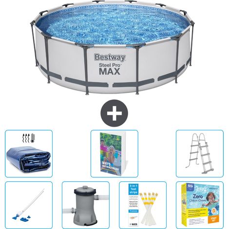 Bestway Piscina Bestway Steel Pro MAX Rotonda - 366x100 cm - 8-pezzi  S370