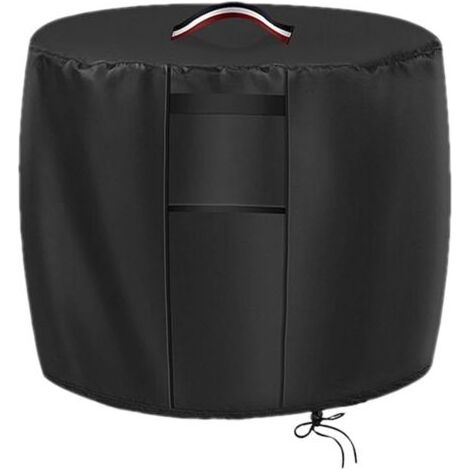Housse de protection pour brasero ronde – Imperméable 420D – Protection UV et contre la poussière – Installation rapide et durable (1/5)