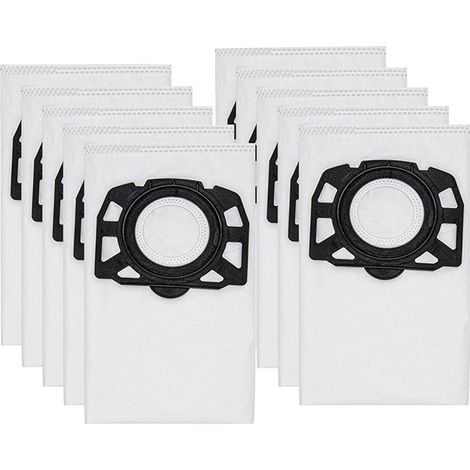 Paquete de 15 bolsas de repuesto no tejidas para aspiradora Kärcher 2.863-006.0 KFI 487, compatibles con los modelos WD4, WD5, WD6, WD5P y WD6P Premium. Bolsas de filtro para aspiradoras de líquidos y (1/5)