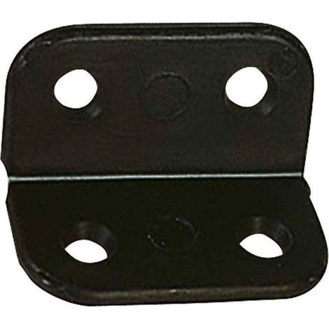 Charnière plate marron en plastique 44 x 41 mm - Vendue à l'unité