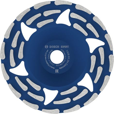 Bosch Grinding Head EXPERT Concrete Diamond Grinding Head, 180 x 22.23 x 5 mm 2608615284