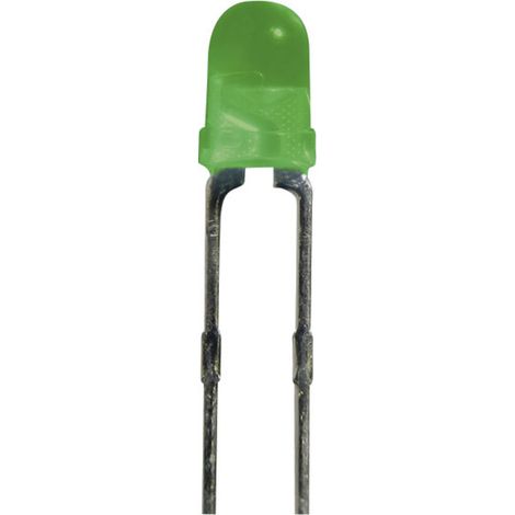 Kingbright L-934LGD LED bedrahtet Grün Rund 3 mm 2 mcd 60 ° 4 mA 2.2 V (1/2)