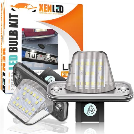 2x modules LED plaque d'immatriculation VW Passat B5/B6, Caddy, Touran, Transporter, Jetta (1/5)