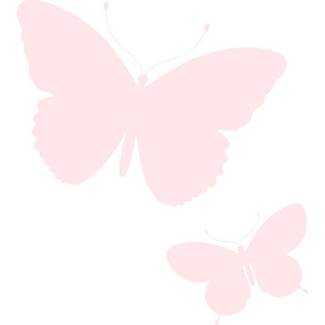 papier peint panoramique papillons rose clair - Origin Wallcoverings (1/4)