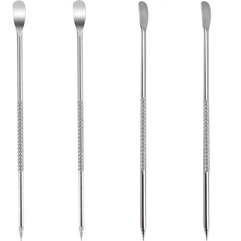 Roestvrijstalen latte art-pen - Accessoires voor cappuccino- en espresso-machines, outils voor latte art, set de 4 pièces (1/5)