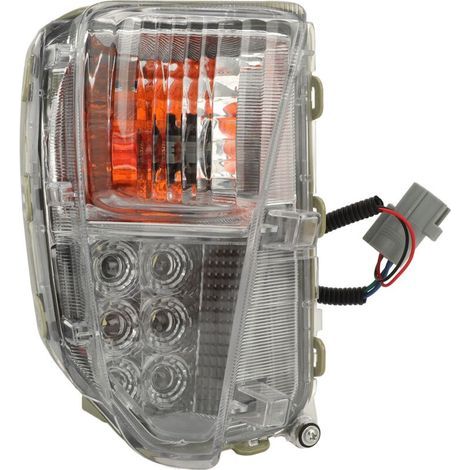 1 front fog light, clear lens, waterproof LED indicator, for Toyota Prius 2012–2015 right (1/5)