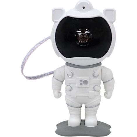 Proiettore di stelle con design da astronauta, luce notturna galattica, giocattolo spaziale per la cameretta dei bambini, plafoniera a LED effetto nebbia con timer e telecomando. (1/5)