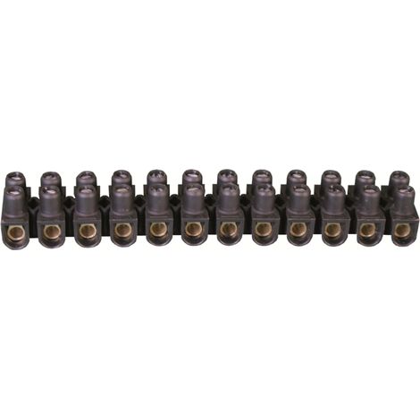 Legrand LEG98433 - Morsetto di collegamento, potenza 76 A, 2 morsetti a vite, dimensioni 16 mm, colore: Nero