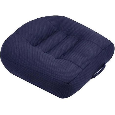 Coussin rehausseur de siège conducteur en coton pour voiture, antidérapant, pour réduire la fatigue, idéal pour camions et bureaux. (1/4)