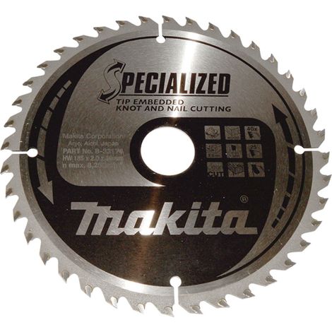 B-33174 Disco sega circolare, Specialized T.C.T, 185 x 30 mm, 40 D