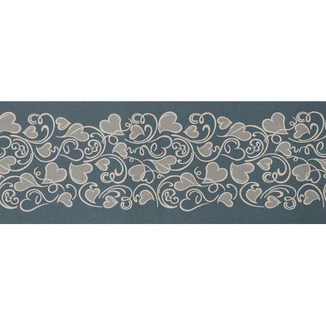 Tappeto Passatoia Tessuto Jacquard Linea Emozioni Disegno Amour Jeans, misura57x50coloreJeans (1/4)