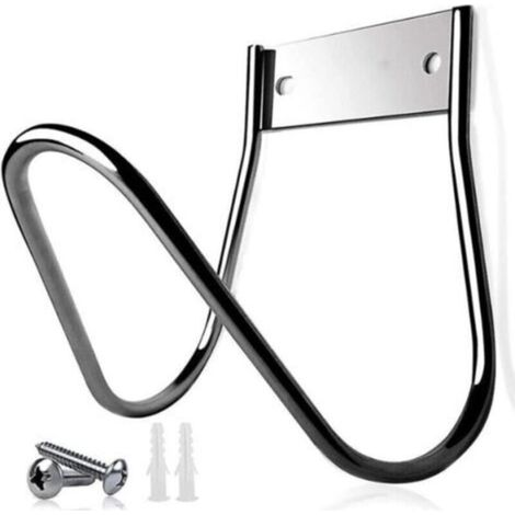 Garden hose holder, heavy-duty hose holder, wall-mounted water hose holder, extension cord holder, garden hose holder, small stainless steel wall-mounted garden hose hook (1/5)