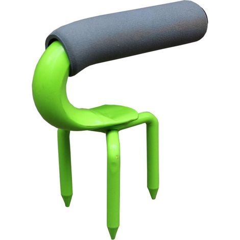 Handrechen, Erdumdrehungswerkzeug, tragbare Gartengeräte, kleine, robuste Handrechen, ergonomischer Griff, Gartengeräte, Gartenkrallen (1/5)