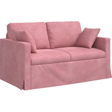 Canapé Rose 138 x 78 x 80 cm Velours (1/5)