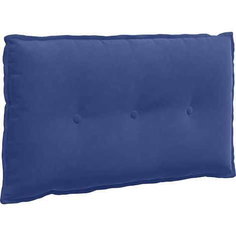 Back Pillow Police Blue 80 x 50 cm Corduroy Fabric vidaXL