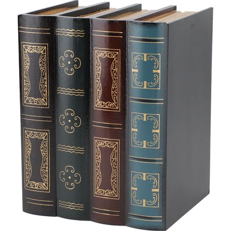 Antike Aufbewahrungsmöglichkeit im Vintage-Stil in Buchform (1/5)