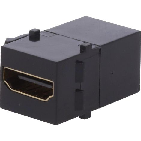 Coupleur en ligne HDMI Keystone - Noir
