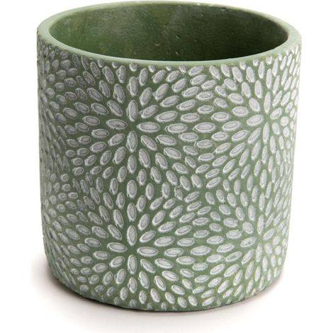 Amadeus - Cache pot campagne vert petit modèle (1/3)