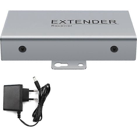 Émetteur d'extension RJ45 compatible HDMI 4K, 50 m, alimentation par Ethernet Cat6/5e (norme européenne) (1/4)