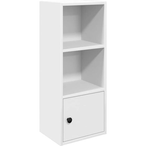 Maison Exclusive - Libreria Bianca 31x24x77 cm in Legno Multistrato