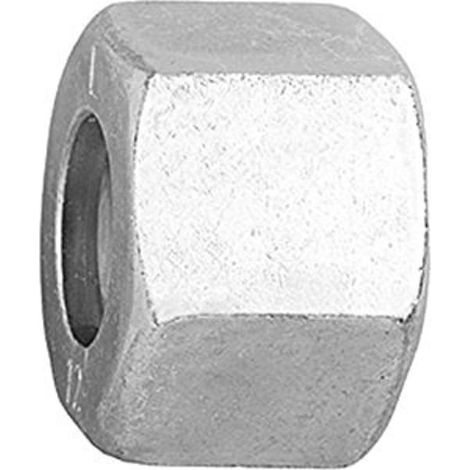 Écrou de jonction M26 x 1,5 - Diamètre extérieur : 18 mm - PN max. 315 bar - SW1 32 - Acier galvanisé